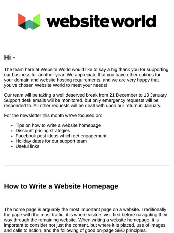 December News