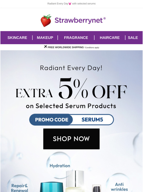 🌸Extra 5% Off🌸 with code SERUM5