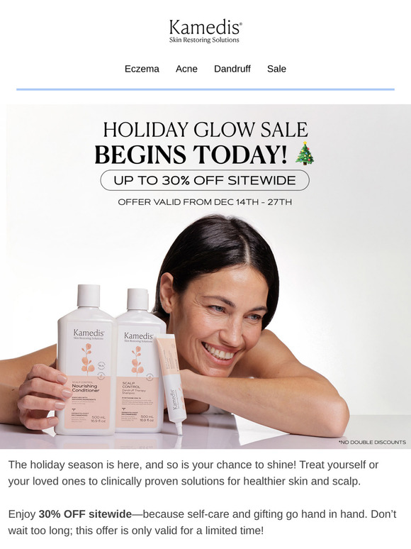 🎄 Holiday Glow-Up: 30% Off Everything!