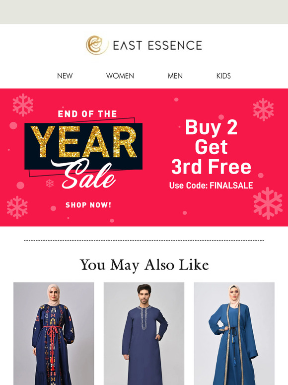 🎉 Buy 2, Get 1 FREE – Year end Sale