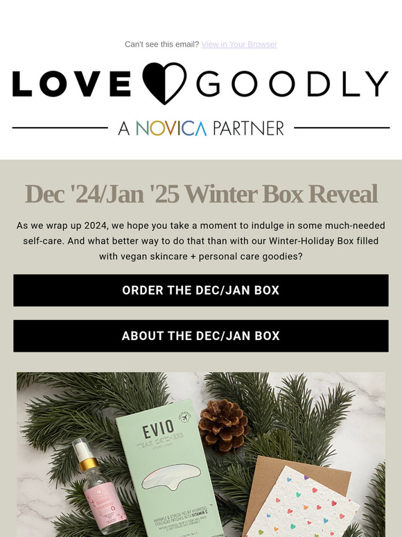 Click for our Dec/Jan Box reveal 🎁✨