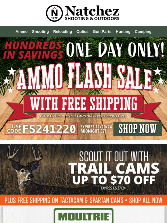 Natchez Shooters Supplies Keep Tabs on Late Season Activity ๐ฆ Milled