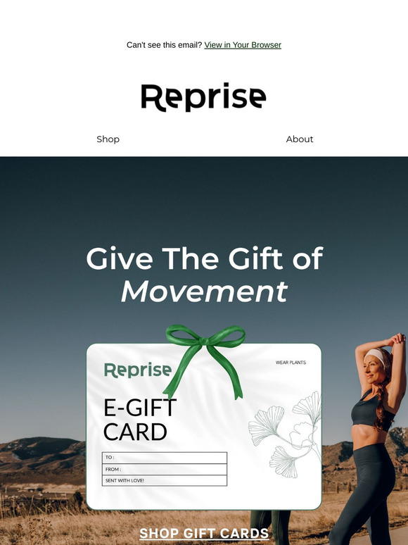 We Have E-Gift Cards!