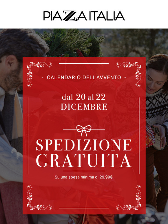 Da oggi, spedizione gratuita a partire da 29,99 euro! 🚛💨