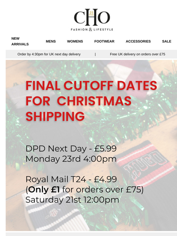 Not long left! Delivery Before Christmas Guaranteed
