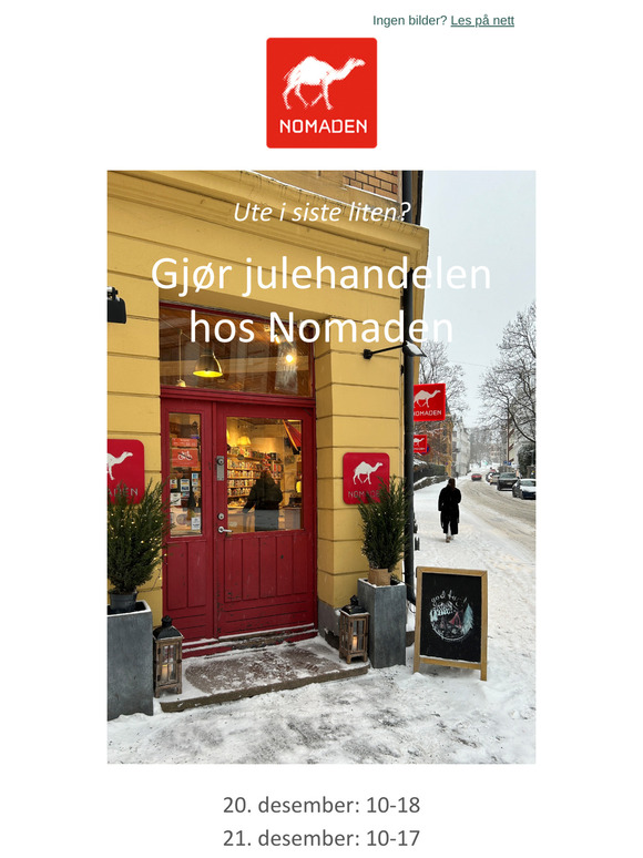 Det er ikke for sent å bestille julegavene dine🎄