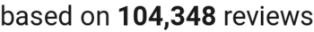 number of reviews