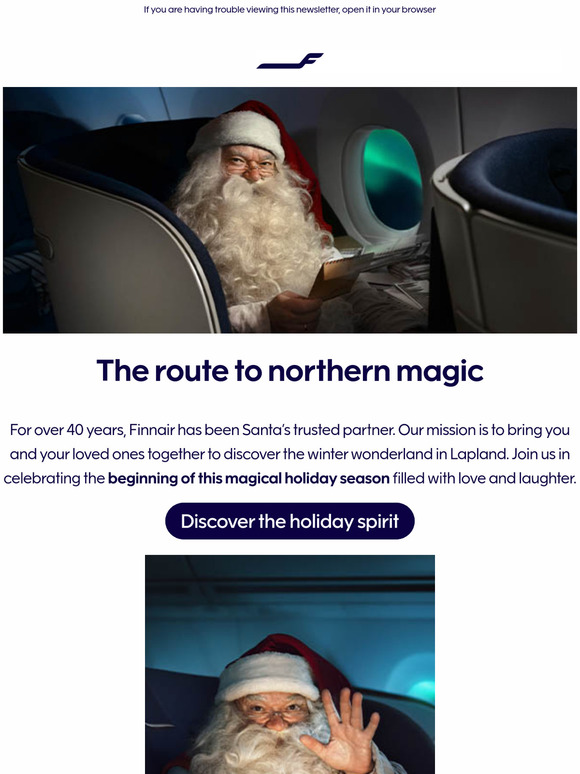 Feel the holiday magic with Finnair