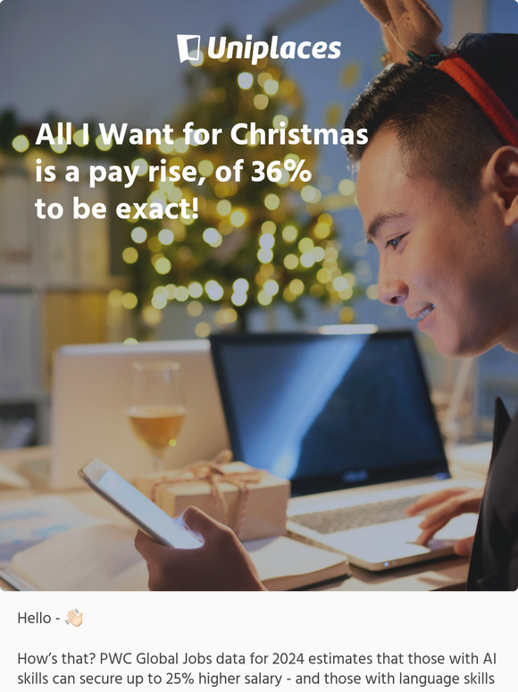 All I Want for Christmas is a pay rise, of 36% to be exact! 🎄💰