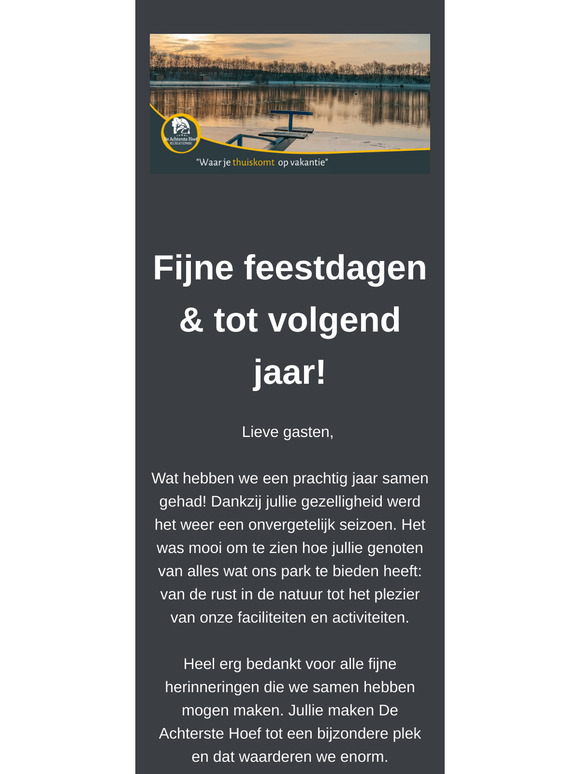 Fijne feestdagen & een gelukkig nieuwjaar! 🎄✨
