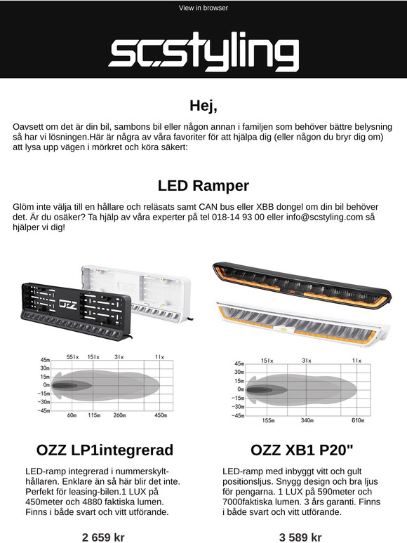 Dåligt lyse på bilen? Kolla in dessa LED-ramper & extraljus!