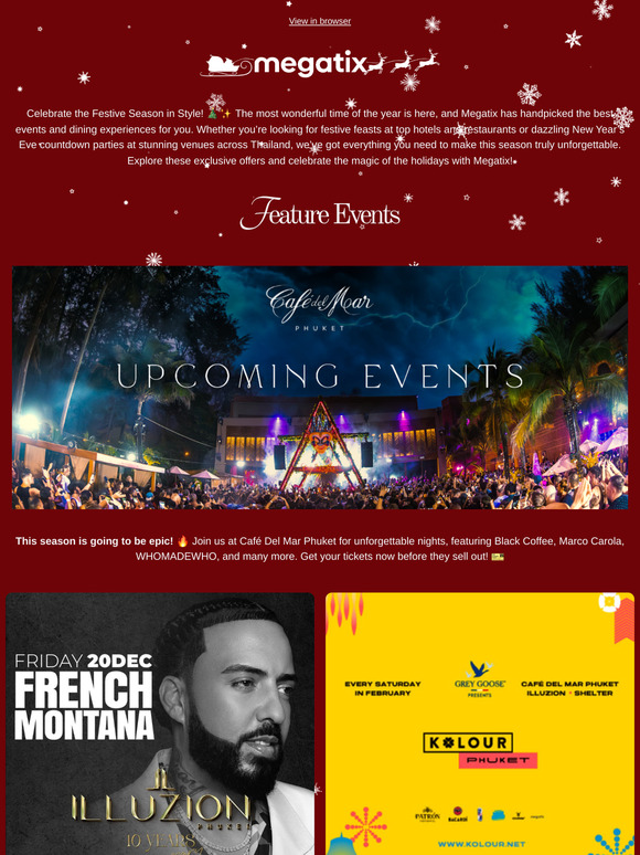 Ring in the New Year: Exclusive Festive & NYE Events Await at Megatix!