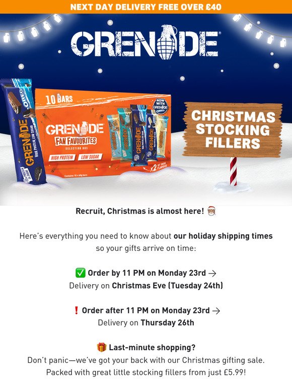 🎁 Last Chance for Christmas Delivery – Shop Now!