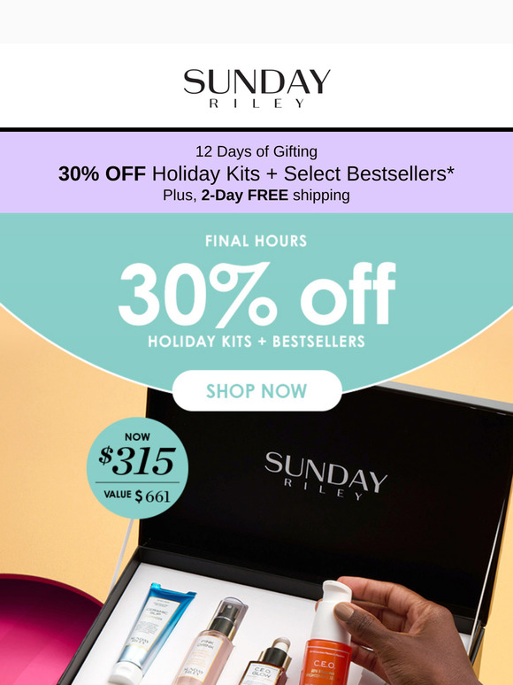 🎁 Last Day to Treat Yourself—30% Off Ends Tonight!