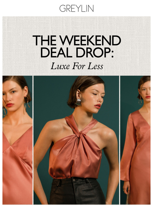 Weekend Deal Drop: Luxe for Less