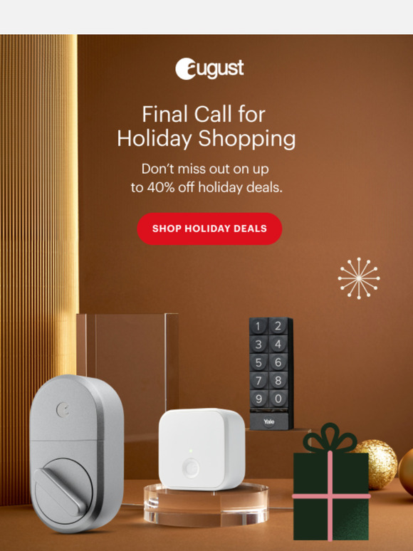 Celebrate the Holidays with a Key-Free Home!