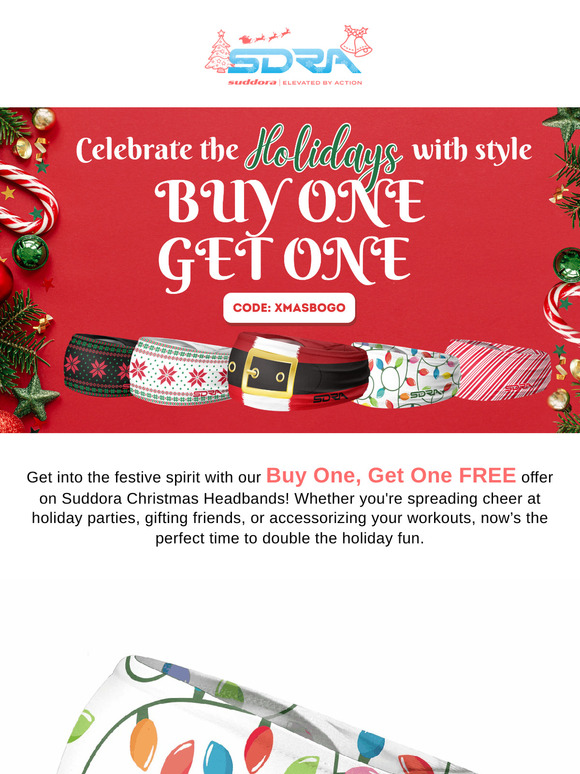 BUY ONE, GET ONE: Suddora Christmas Headbands