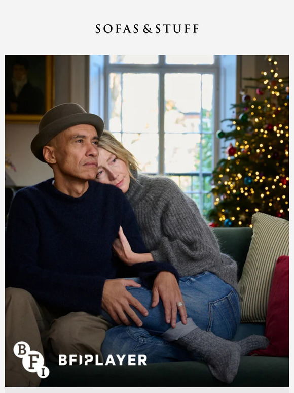 The perfect festive pairing: sofas and cinema