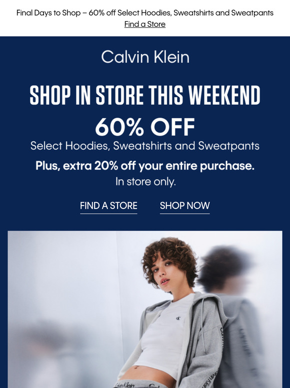 Calvin Klein Email Newsletters Shop Sales Discounts and Coupon Codes