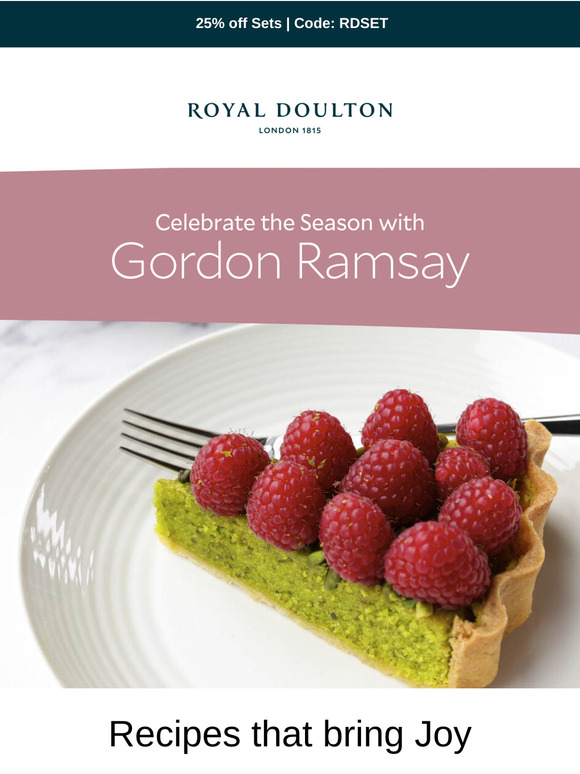Bring some COLOUR to the Christmas Table