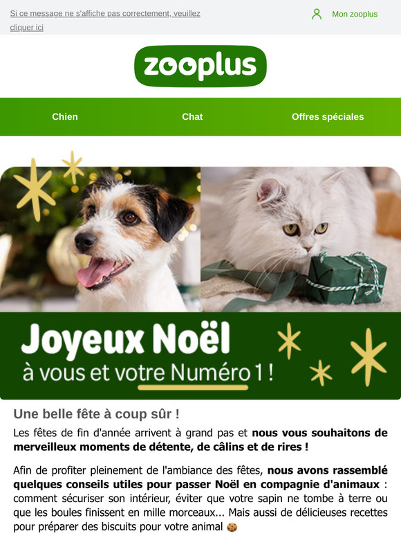 Nous vous souhaitons de belles fêtes de fin d'année !