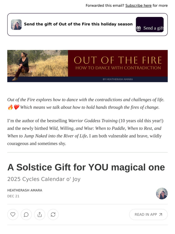 A Solstice Gift for YOU magical one