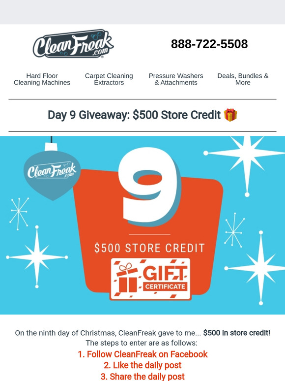 🎁 Day 9 of Christmas Giveaways!