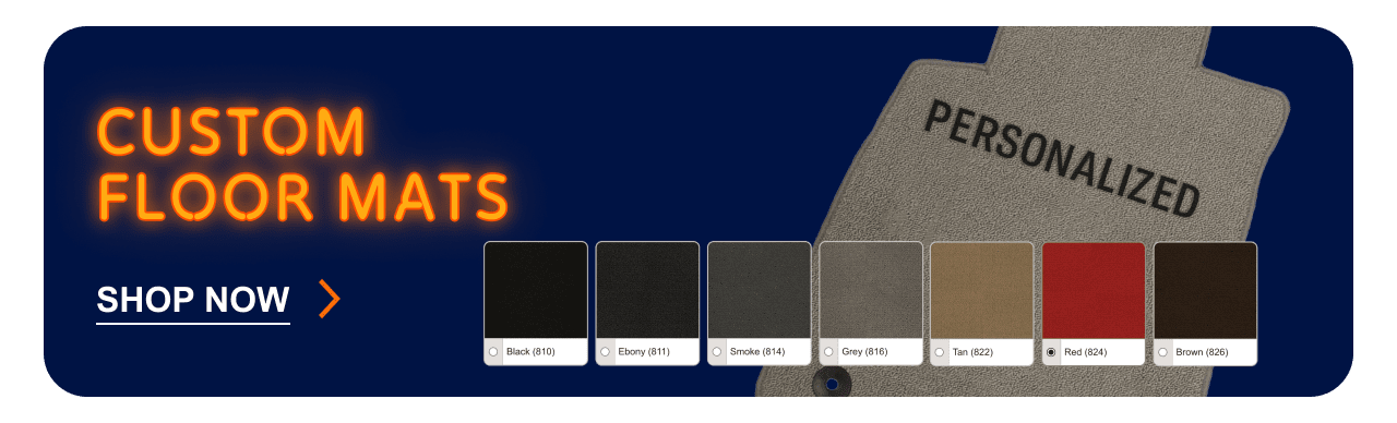 CUSTOM FLOOR MATS | SHOP NOW >