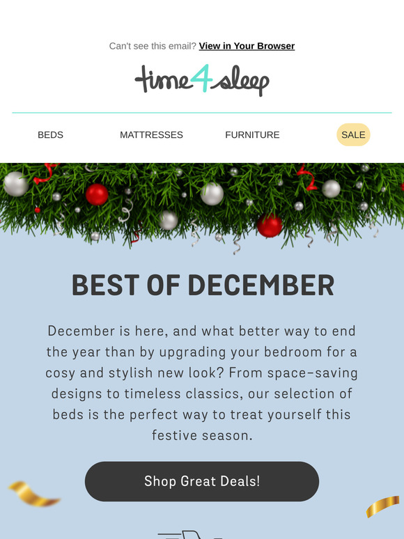 🛏️ December Delights: Beds That Bring Festive Comfort Home!