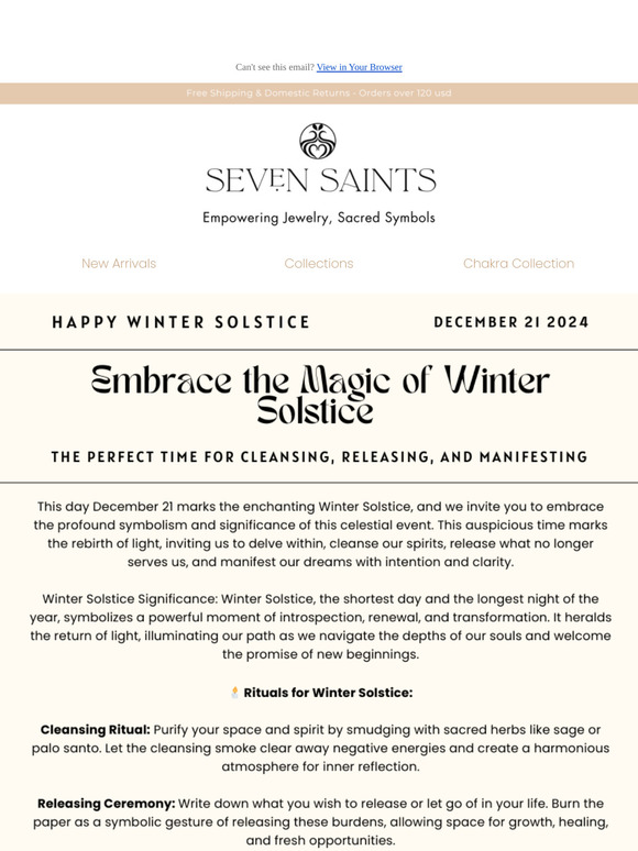 Embrace the Magic of Winter Solstice ❄️