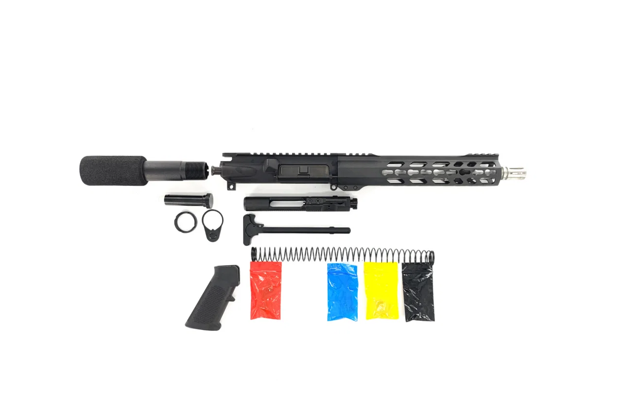 Image of AR-15 Pistol Kit, -( NO LOWER )-Black 10.5″ Stainless Barrel, 10″ Rail Handguard