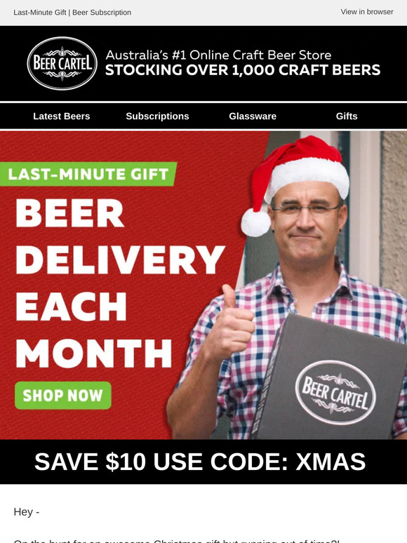 Last Minute Beer Gifts Delivered Instantly 🍺📆🎄