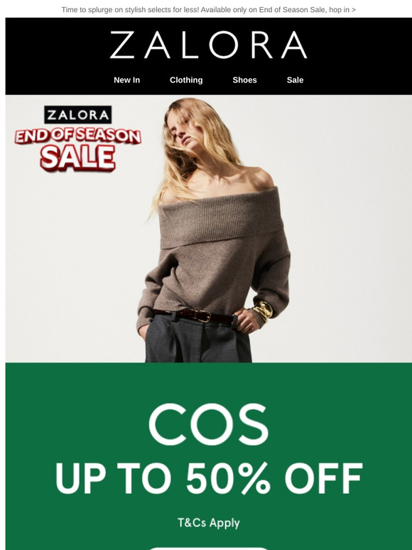 Yay, COS Discounted Up to 50% Off 💃