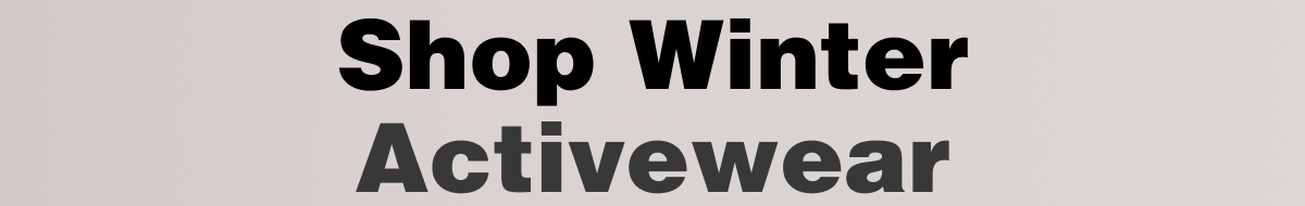 Shop Winter Activewear