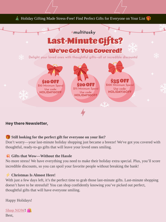 🎁 Struggling with Holiday Gifts This Year? We've Got You Covered!