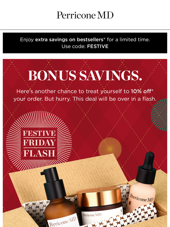 This weekend only: extra skincare on savings