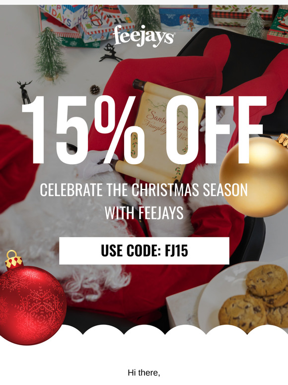 Celebrate Christmas with Feejays