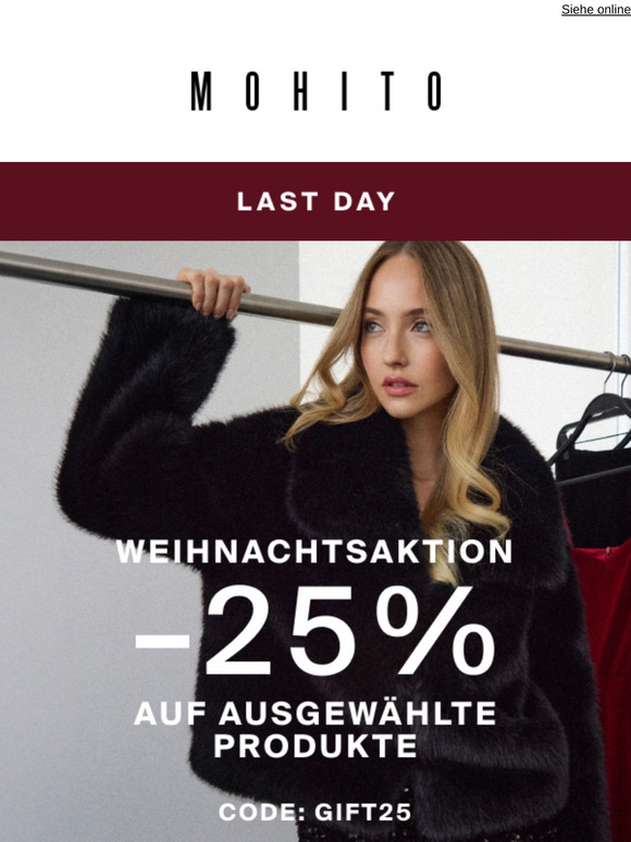 Letzter Tag der Weihnachtsaktion ⏰🎁