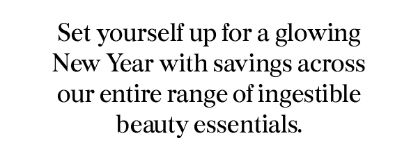 Set yourself up for a glowing New Year
