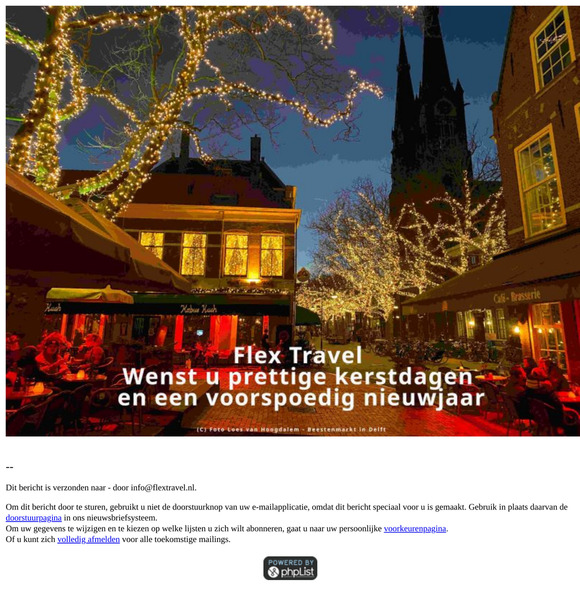 Prettige feestdagen en een voorspoedig nieuwjaar 2025