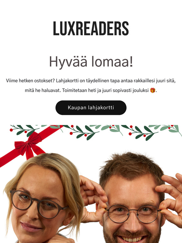 Viime hetken lahja? Me huolehdimme sinusta! 🎁