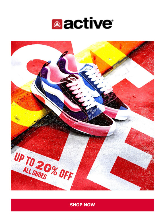 🚨 20% OFF Footwear!