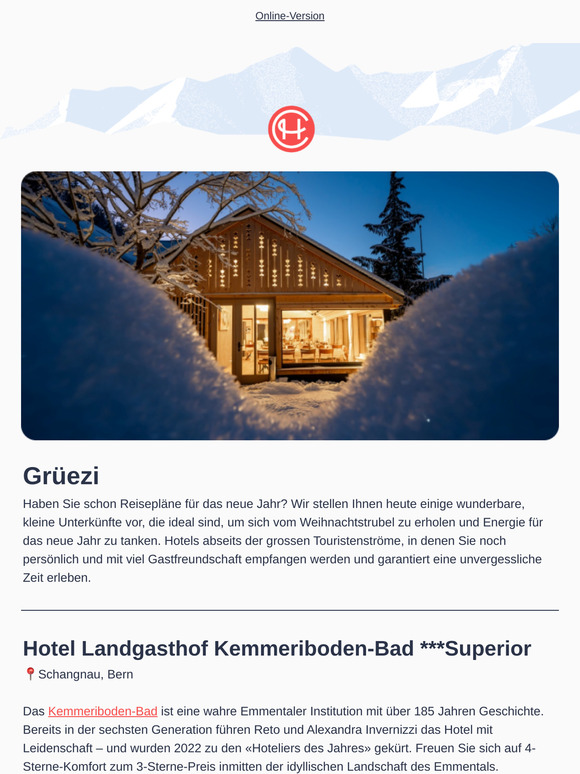 Kleine Hotels. Grosse Geschichten: Ihre Hoteltipps für 2025