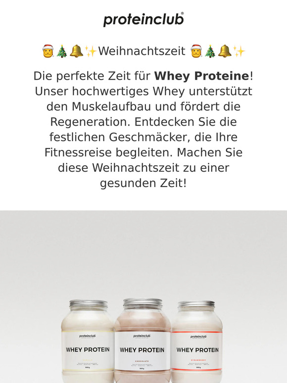 🎅🎄🔔✨Weihnachtszeit 🎅🎄🔔✨Die perfekte Zeit für Whey Proteine!