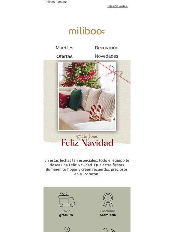 Miliboo te desea Feliz Navidad