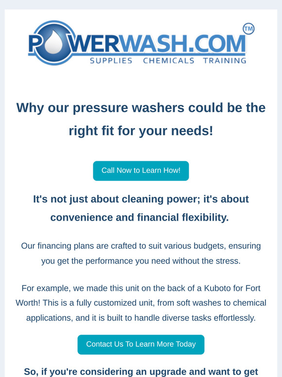 Upgrade Your Cleaning with Our Customizable Pressure Washer!