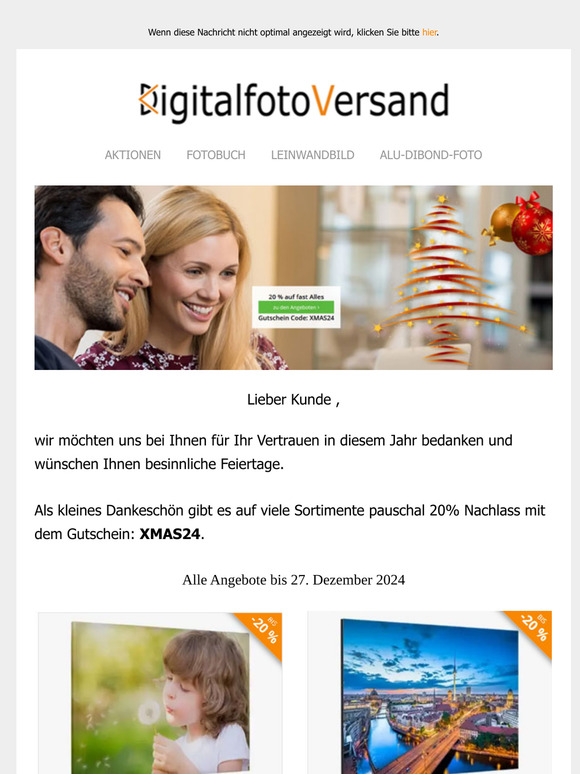 Feiertags Angebote bis 27. Dezember