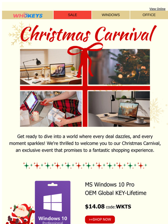 Jingle & Sparkle: Christmas Carnival Deals Await.