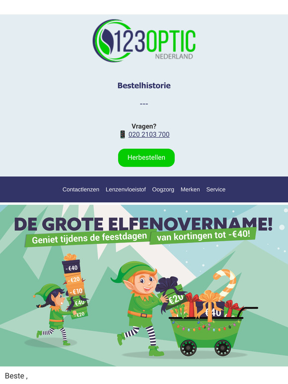 We hebben de elf gevonden! Jouw kerstkorting is hier 🎅