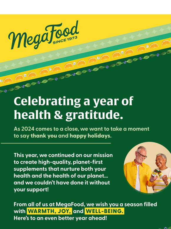 Season’s Greetings from the MegaFood Team ⛄